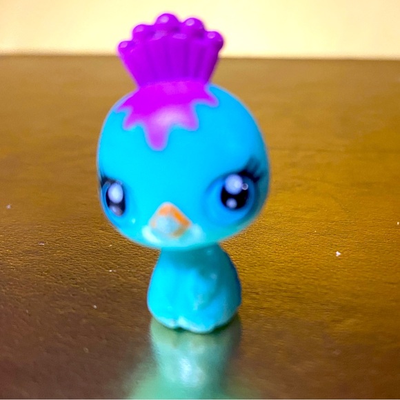 LITTLEST PET SHOP PEACOCK G3 BLUE/GREEN/PINK - Picture 1 of 6
